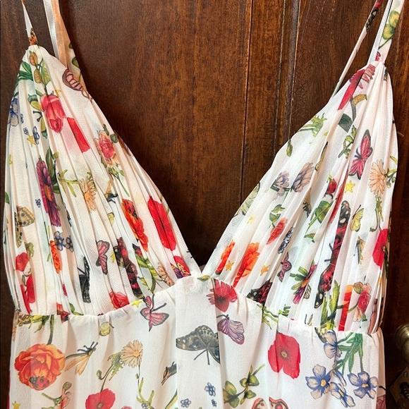 leena Mac Duggal Butterfly Floral dress - Picture 9 of 14